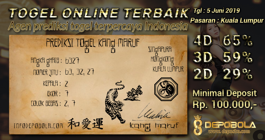 Prediksi Togel Kuala Lumpur Rabu 5 Juni 2019
