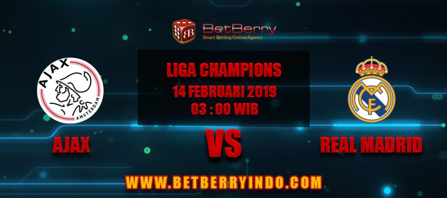 Prediksi Bola Ajax vs Real Madrid 14 Februari 2019
