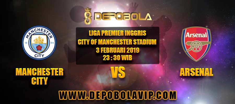 Prediksi Bola Manchester City vs Arsenal 03 Februari 2019