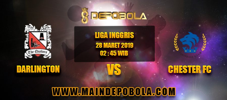 Prediksi Bola Darlington vs Chester FC 28 Maret 2019