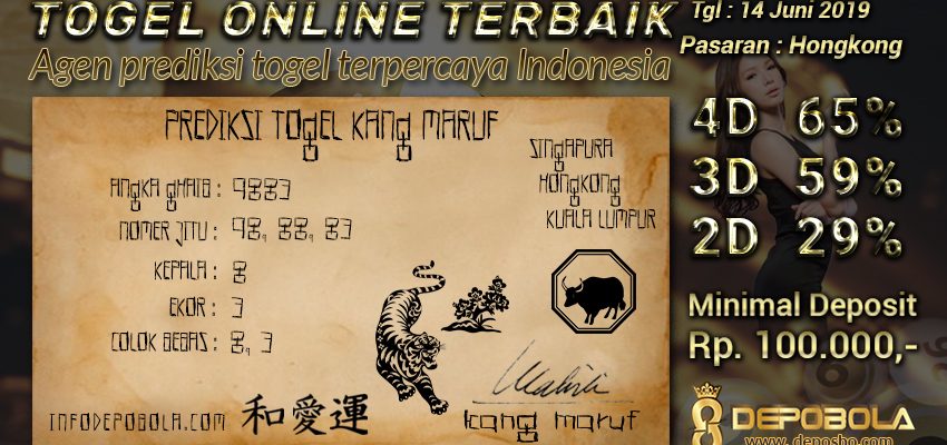 Prediksi Togel Hongkong Jumat 14 Juni 2019